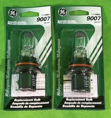 GE Automotive Headlight 9007 /BP (HB5) HALOGEN Replacement 12v Bulb-2 PACK! NEW Foto 1 de 4