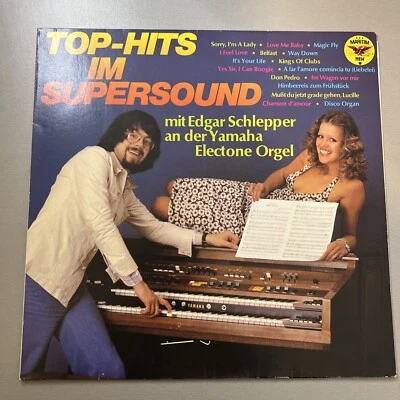 Edgar Schlepper - Top Hits Supersound -Yamaha Orgel Instrumental- Album Vinyl LP - Bild 1 von 3