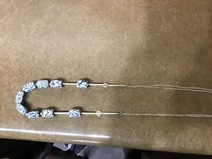 Semi precious beaded necklace black - Picture 1 of 1