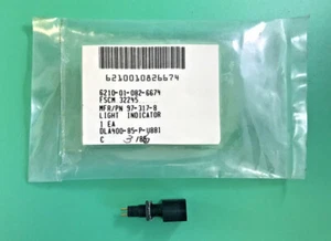 APPLIED AVIONICS, INC. 97-317-8 INDICATOR LIGHT AMBER SINGLE LIGHT 28V - Picture 1 of 5