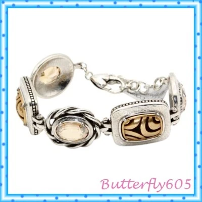 Браслет Brighton Blessed двухцветный с золотыми кристаллами новый с Ярлыками $128 - Изображение 1 из 4