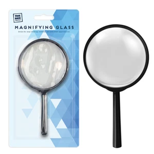 POWERFUL MAGNIFYING GLASS 95MM LARGE MAGNIFIER READING GLASS LENS HANDHELD UK - Picture 1 of 12
