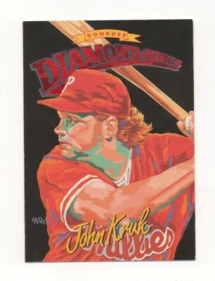 1994 Donruss - John Kruk Diamond Kings #DK-9 - Image 1 of 2