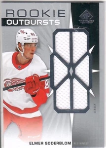 2022-23 SP Game Used Rookie Outbursts Jersey Relic #RO-ES Elmer Soderblom - Picture 1 of 1
