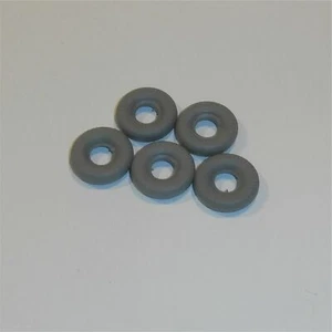Dinky Toys Jeep or Truck Tires Set of 5 Grey Fine Tread Tyres Pack #141 - Picture 1 of 4