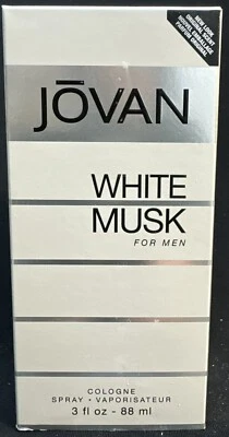 jovan almizcle blanco para hombre colonia 3oz spray caja raspada Foto 1 de 3