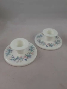 Portacandele Wedgwood Angela x 2a qualità osso cinese vintage britannico - Foto 1 di 9
