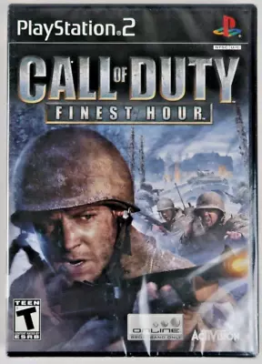 Call of Duty: Finest Hour (Sony PlayStation 2, 2004) Brand New Game Y Fold PS2 - Image 1 of 2