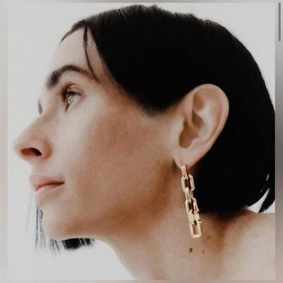 EDDIE BORGO drop link earrings RARE - Image 1 of 4