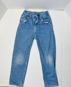 Vintage OshKosh B’gosh Boys Kids Denim Jeans Size 6 S Blue 90s Y2K - Picture 1 of 5