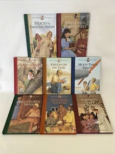 American Girl LOT OF 8 SHORT STORIES HC BOOKS Felicity Samantha Molly Kirsten - Imagen 1 de 9