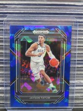 2023-24 Prizm Draft Picks Jayson Tatum Blue Ice Prizm Parallel #90/99 Duke