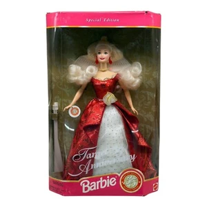 1997 Mattel TARGET 35th ANNIVERSARY BARBIE Doll #16485 Red Gown Special Edition - Picture 1 of 5
