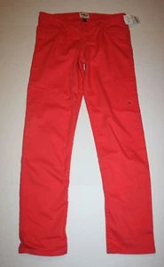 New OshKosh Girls Coral Pink Pants 12 year NWT Stretch Adjustable Waist  - Picture 1 of 5