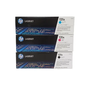 HP 131A 131X Toner 3-Pack CF120X CF211A CF213A LaserJet Pro 200 Color M251, M276 - Picture 1 of 3