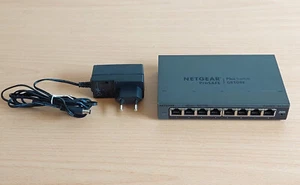 NETGEAR ProSafe plus Gs108ev3 8-port Ethernet Switch Internet Lan Server - Bild 1 von 6