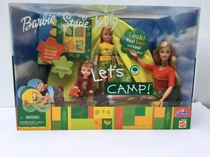 Barbie Stacie & Kelly Let's Camp Geschenkset 2001 Toys R Us Exclusive 29337 Neu - Bild 1 von 9