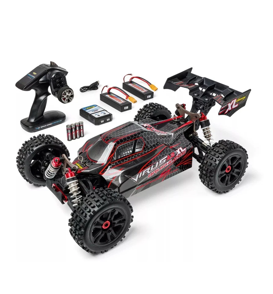 Carson 1:8 Virus 4.2 XL Brushless RTR Offroad Buggy 80 km/h 100 A - Bild 1 von 4