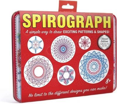 Spirograph Retro Tin Classic Edition Arts & Craft Set SP103 Fast Free Delivery