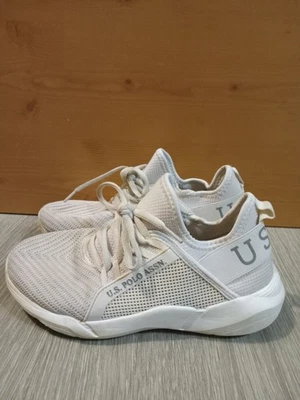 U.S. Polo Assn. Zapatos para mujer talla 7 blancos zapatillas estilo cómodo correr trotar Foto 1 de 4