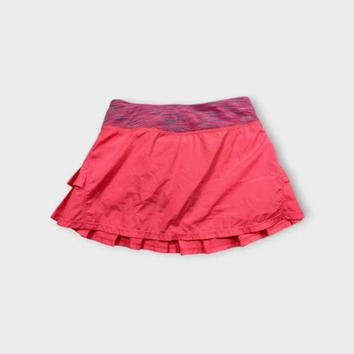 Pink Ivivva by Lululemon Athletic Running Casual Skort Skirt Girls Youth Size 10 - Image 1 of 4