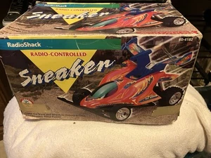 RadioShack Sneaker Rc Car Works Great 60-4182 Blue Version Vintage Rc Car - Picture 1 of 2