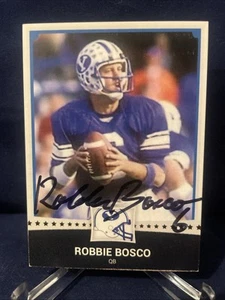 Carta personalizzata autografata Robbie Bosco BYU - Foto 1 di 2