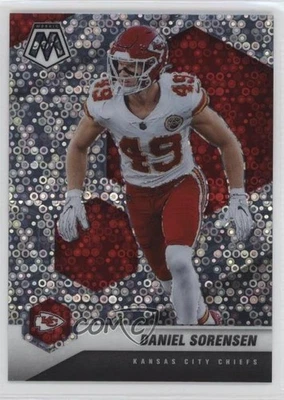 2021 Panini Mosaic No Huddle Silver Mosaic Prizm Daniel Sorensen #7 - Image 1 of 2