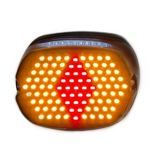 Motorcycle Tail Light With Turn Signals Led License Plate Light, Integrated S... - Photo 1 sur 8
