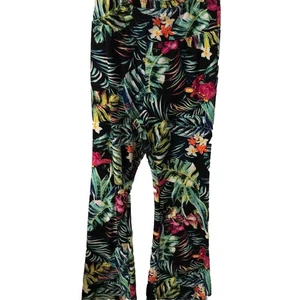 Hawaii Print Stretch Hose 11-13 Island Floral Taille: 32” Schrittlänge: 31” weich Relax - Bild 1 von 6