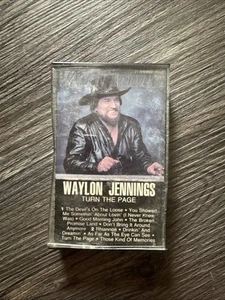Waylon Jennings Cassette-Turn The Page Cassette Country Music Legend Vintage - Bild 1 von 3