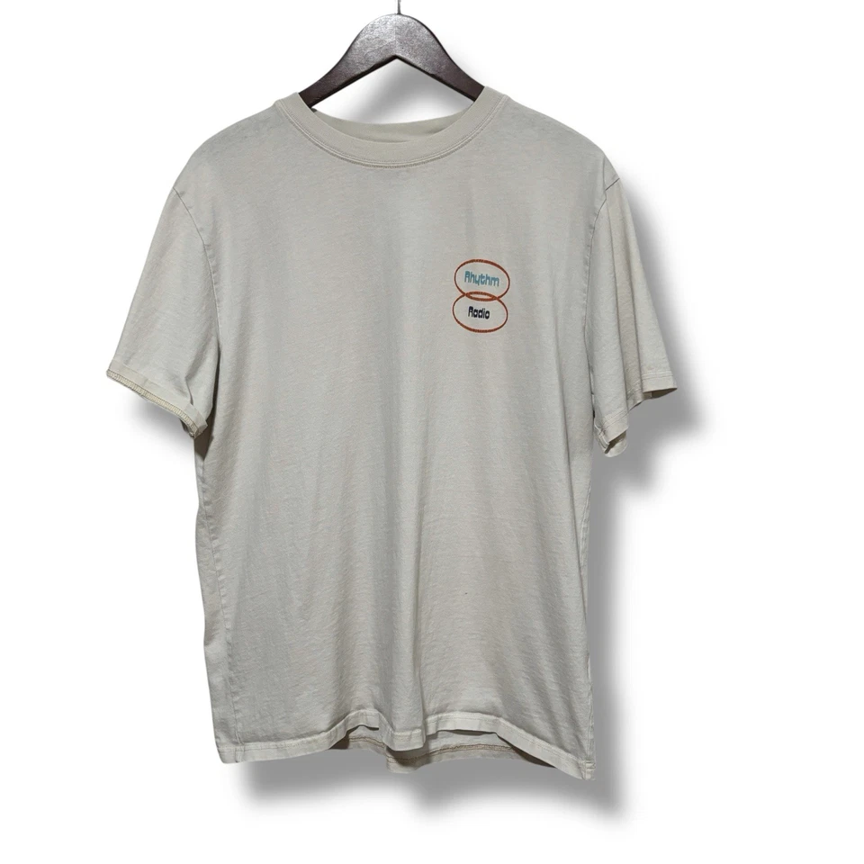 Camiseta Rhythm Vintage Para Hombre Gráfica Doble Cara Talla Mediana 20 x 28 Foto 1 de 3