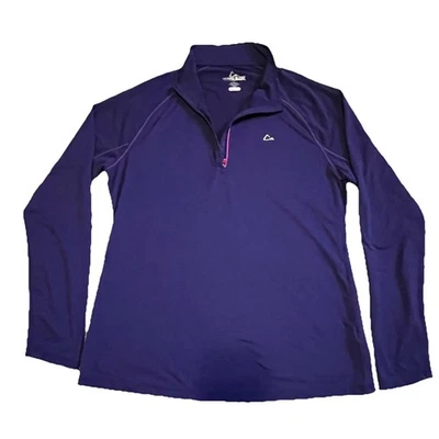 Paradox Merino Wool Blend  Womens XLarge Base Layer Quarter Zip Gorpcore Outdoor - Image 1 of 4