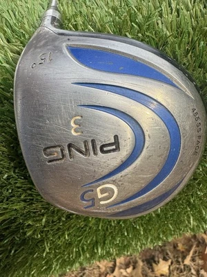 Ping G5 3 Wood Stiff Graphite Right-Handed 15° Bounce with Cover - Image 1 of 4