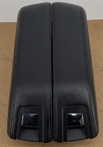 2010-2019 Lincoln MKT Center Console Black Leather Sliding Armrest Lid OEM - Picture 1 of 8
