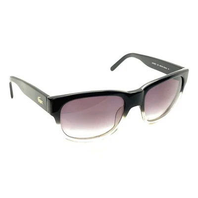 Gafas de sol cuadradas negras transparentes LACOSTE LA12451 LG monturas 55-19 135 diseñador Foto 1 de 4