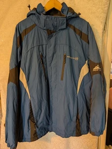 Giacca sci Free Country FCXtreme uomo grande invernale snowboard foderata cappuccio blu - Foto 1 di 17