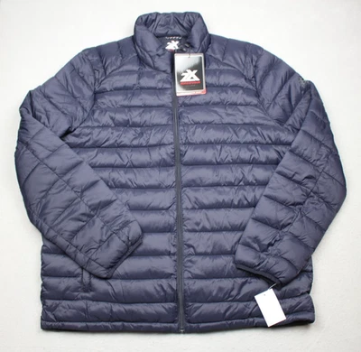 Chaqueta acolchada acolchada ZeroXposur para hombre 2XL azul marino profundo ligera resistente al viento Foto 1 de 4