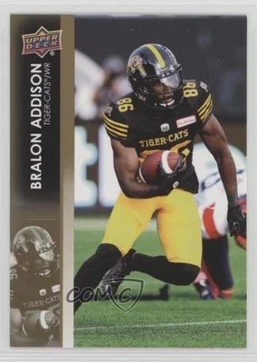2022 Upper Deck CFL Gold Bralon Addison #191 - Image 1 of 2