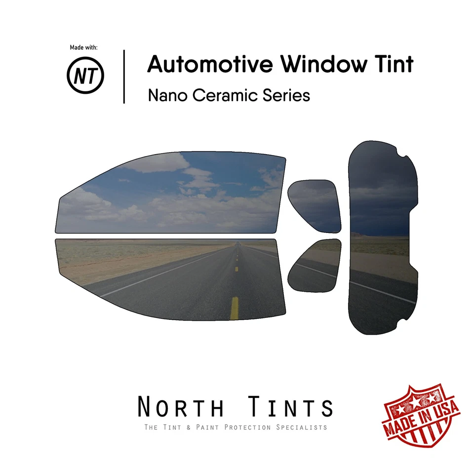 Película de tinte de ventana precortada nano cerámica vidrio automotriz para Scion iQ 2012-2014 Foto 1 de 4