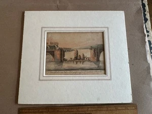Antique Colored Engraving Battle Dresden 1813 Napoleon German Campaign - Picture 1 of 8