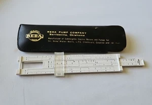 Pickett Microline Slide Ruler 160 Engineering with Black Leather Case - Picture 1 of 6