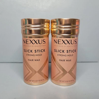Nexxus Slick Stick Ayuda para el peinado Cera para el cabello Sujeción fuerte NUEVO EN CAJA (paquete de 2) 2,33 OZ cada uno Foto 1 de 2