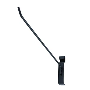 Ganchos de rejilla negros SSWBasics de 10 pulgadas - Accesorio esencial de pared de rejilla - Imagen 1 de 2