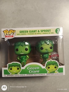 Funko POP AD Icons Green Giant And Sprout 2 Pack - Foto 1 di 6