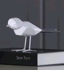 Modern European Cute Resin Bird Medium Figure Collectible Geometric Style Decor - Picture 1 of 7