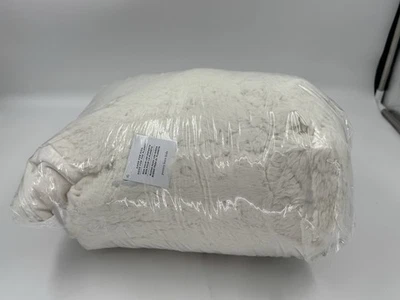 Pottery Barn Kids OVERSIZED Anywhere Chair Cream Ivory Sherpa Slipcover Only - Image 1 of 4