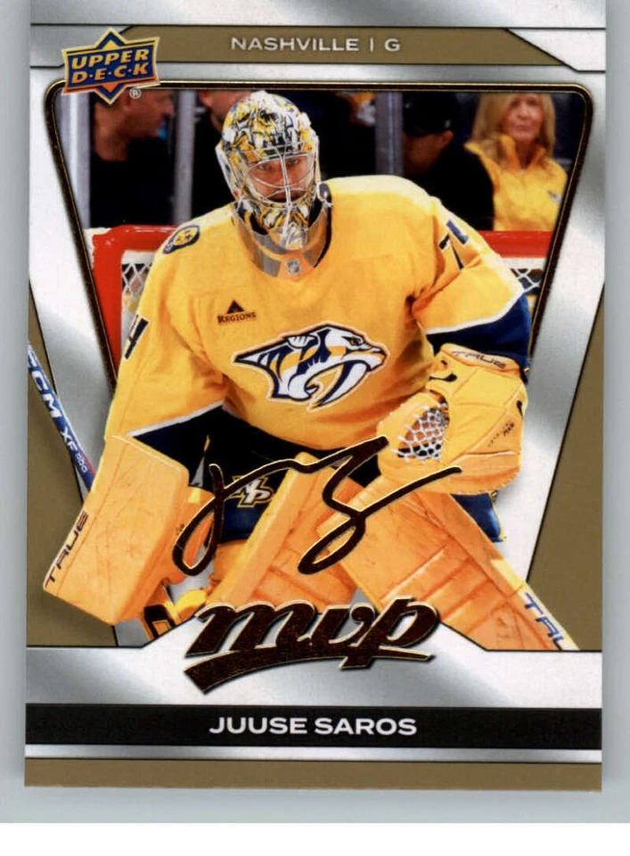 2025-26 Upper Deck MVP Gold Script NHL Hockey Cards Pick From List 001-100 - Image 1 of 1