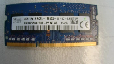 Hynix 2GB PC3L-12800S DDR3 1600MHz 204pin Laptop Memory HMT425S6AFR6A-PB - Image 1 of 2