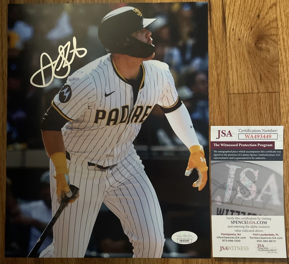 Gavin Sheets San Diego Padres Signed Autographed 8x10 Photo JSA Witnessed #2 - Image 1 of 1